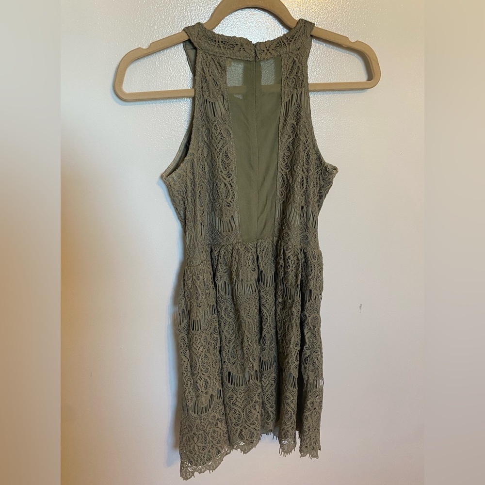 Green lace dress Small Altar’d State